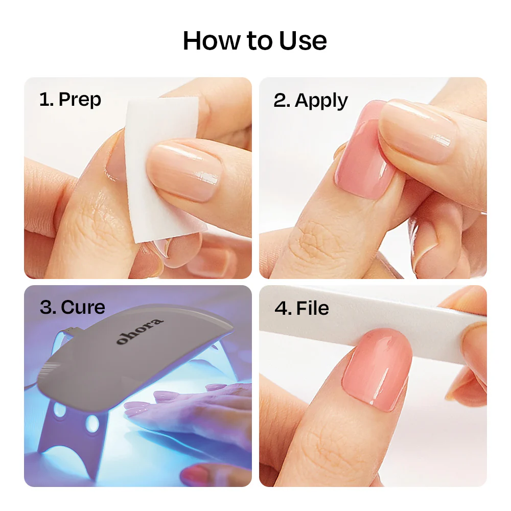 Nude Gel Nails - N Basic Nails no.11 - Image 6